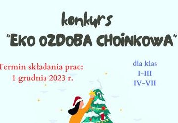Konkurs „EKO OZDOBA CHOINKOWA”