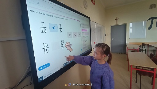 Ułamki na aktywnej tablicy