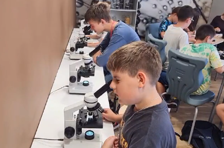 Pracowali na mikroskopach