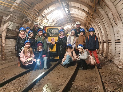 Klasy trzecie w Kopalni Guido w Zabrzu