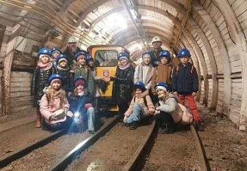 Klasy trzecie w Kopalni Guido w Zabrzu