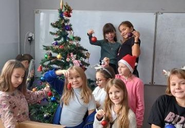 Mikołajkowe atrakcje w klasie 4c