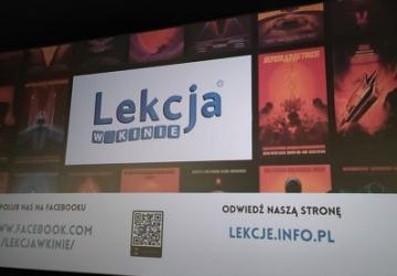 Klasa 6b na „Lekcji w kinie”