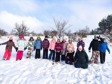 Kolejna klasa na szczycie Golcówki