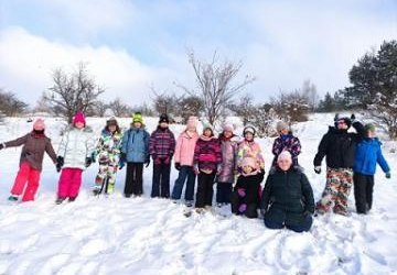 Kolejna klasa na szczycie Golcówki