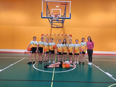 II miejsce w koszykówce