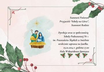 Zaproszenie na Jasełka