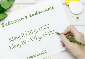 Zebrania z rodzicami